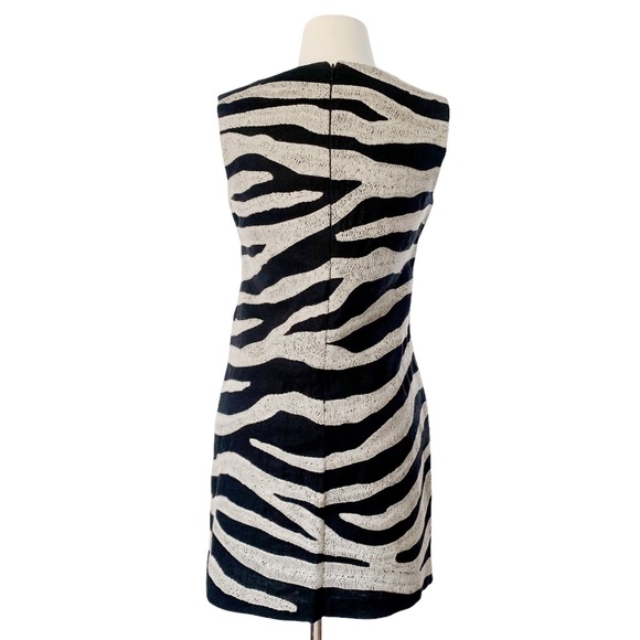 Michael kors zebra embroidered dress size 4P - Picture 5 of 6